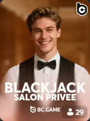 Blackjack Salon Privee BC Game Costa Rica game cover