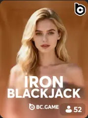 Iron Blackjack BC Game Costa Rica game cover