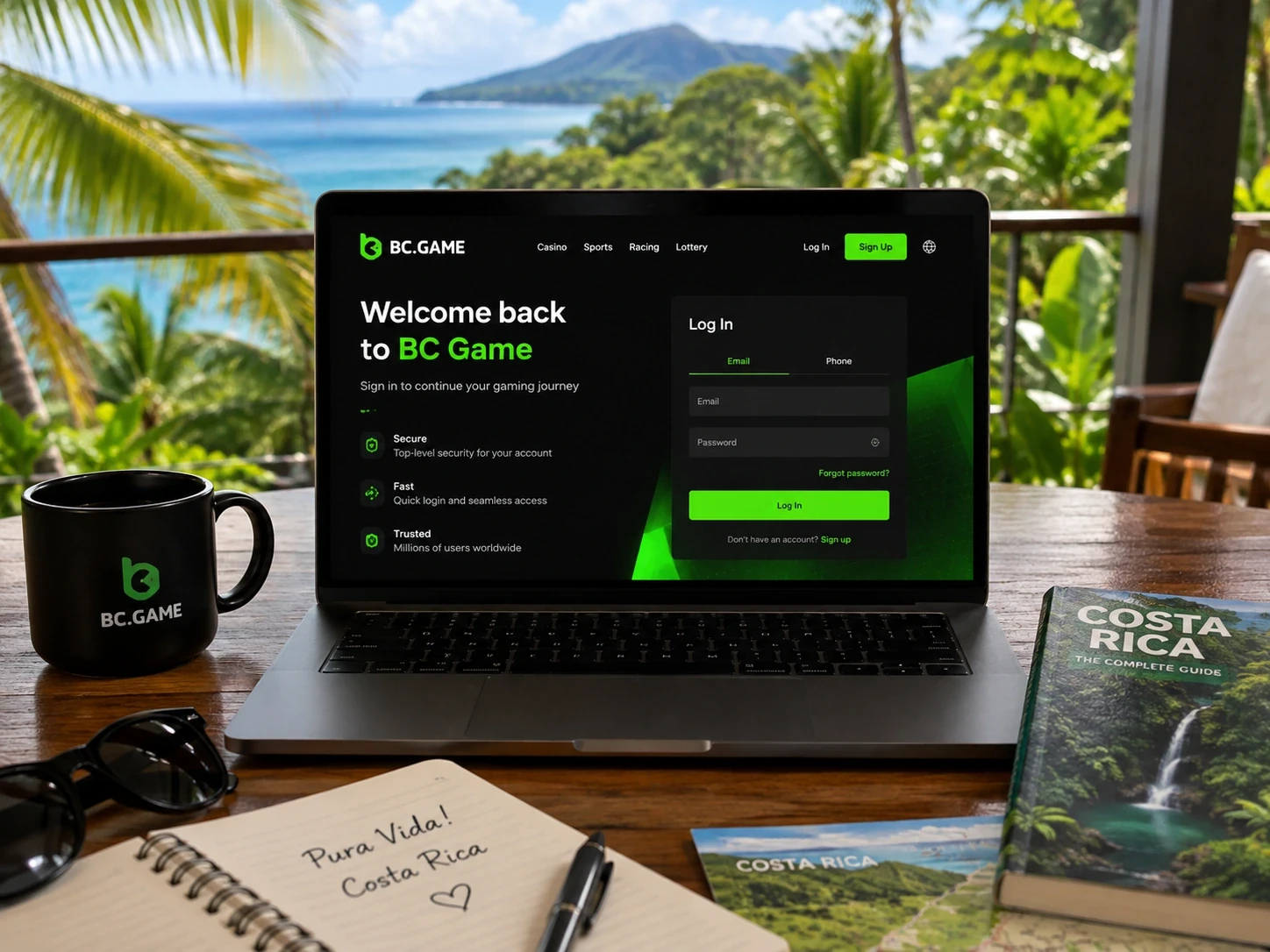 Login de BC Game Costa Rica