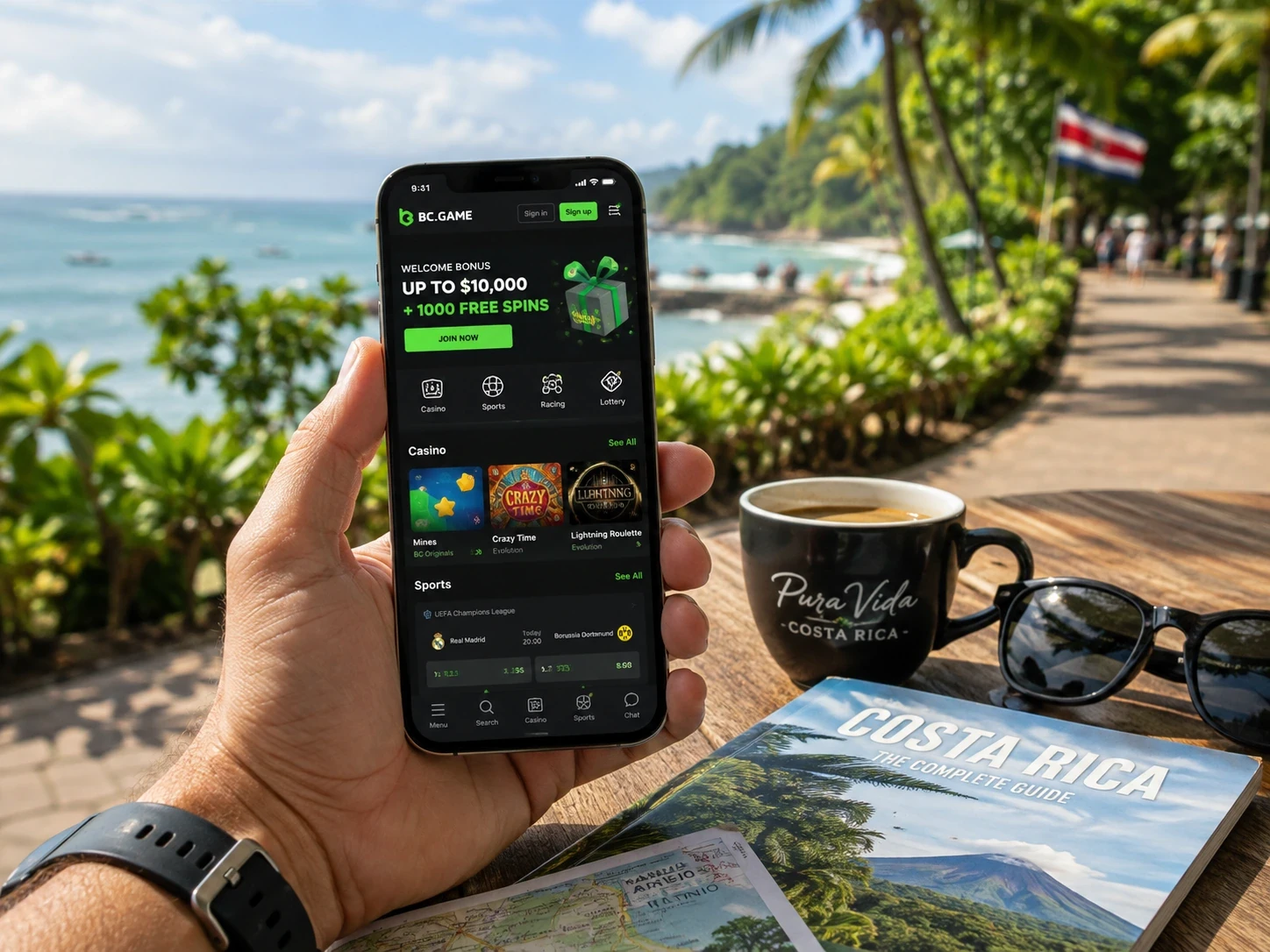 Apuestas deportivas en BC Game Costa Rica