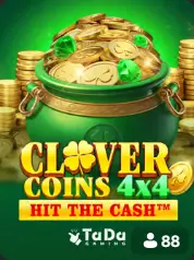 Clover Coins 4x4 Hit The Cash BC Game Costa Rica game cover